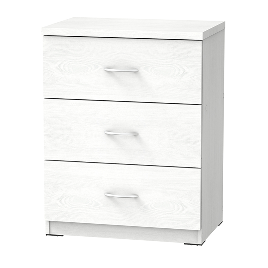 MORE SELENE OPTIONS Selene Chest of 3 Drawer Selene Chest of 3 Drawer White Mandaue Foam