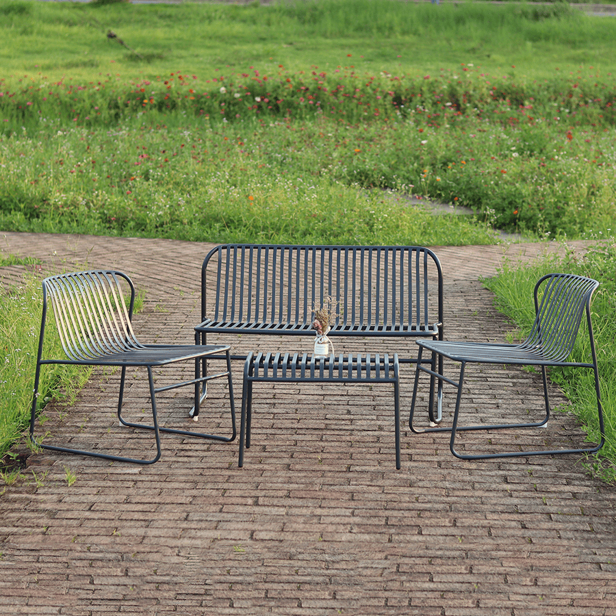 Davian Outdoor Love Seat