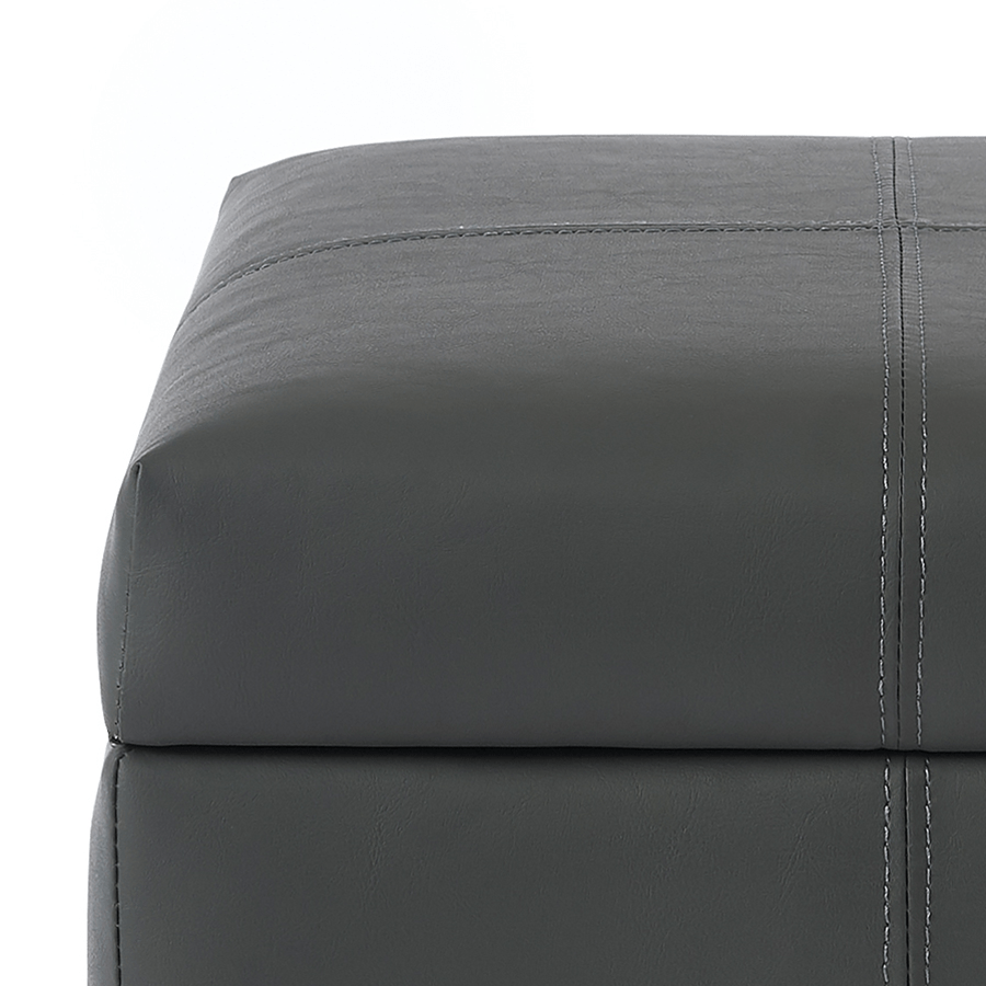 MORE CHRISLEY OPTIONS Chrisley Faux Leather Storage Ottoman Chrisley Faux Leather Storage Ottoman Mandaue Foam