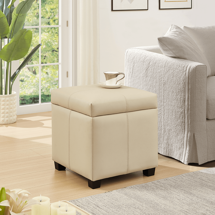 MORE CHRISLEY OPTIONS Chrisley Faux Leather Storage Ottoman Chrisley Faux Leather Storage Ottoman Mandaue Foam
