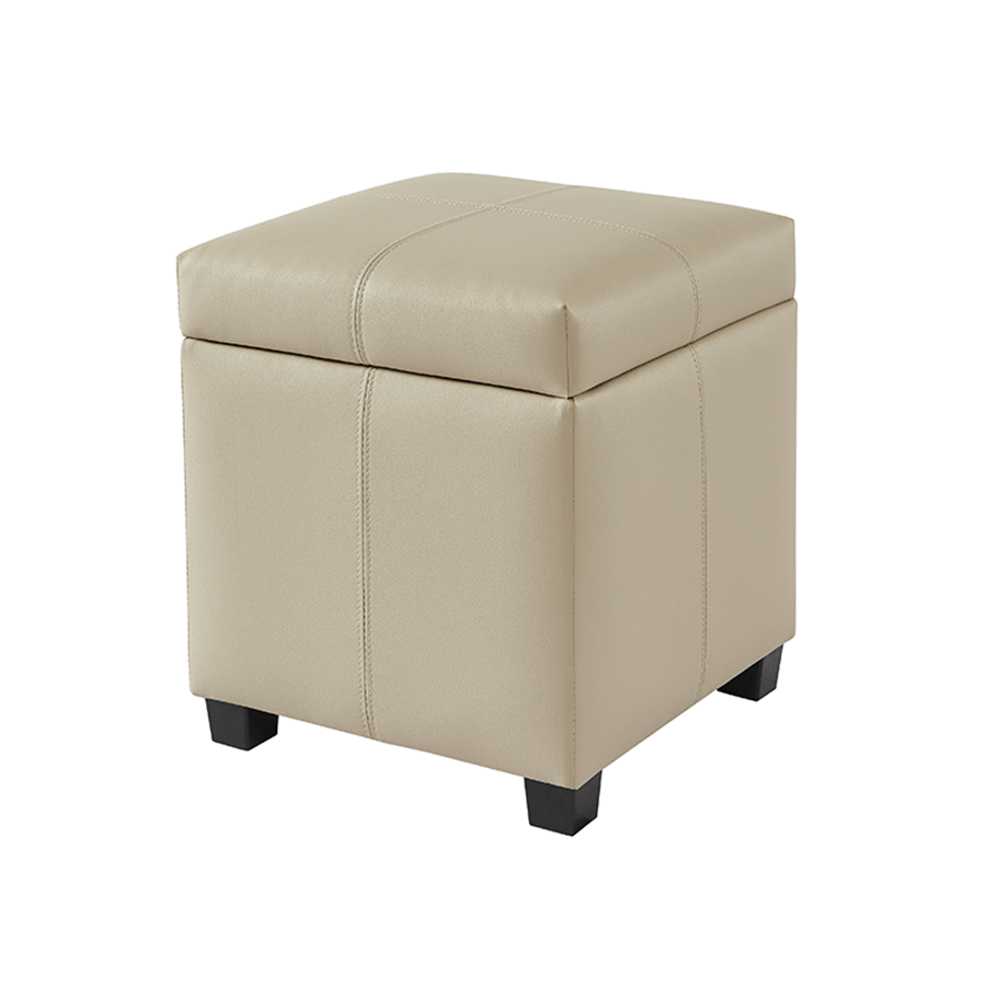 MORE CHRISLEY OPTIONS Chrisley Faux Leather Storage Ottoman Chrisley Faux Leather Storage Ottoman Beige Mandaue Foam