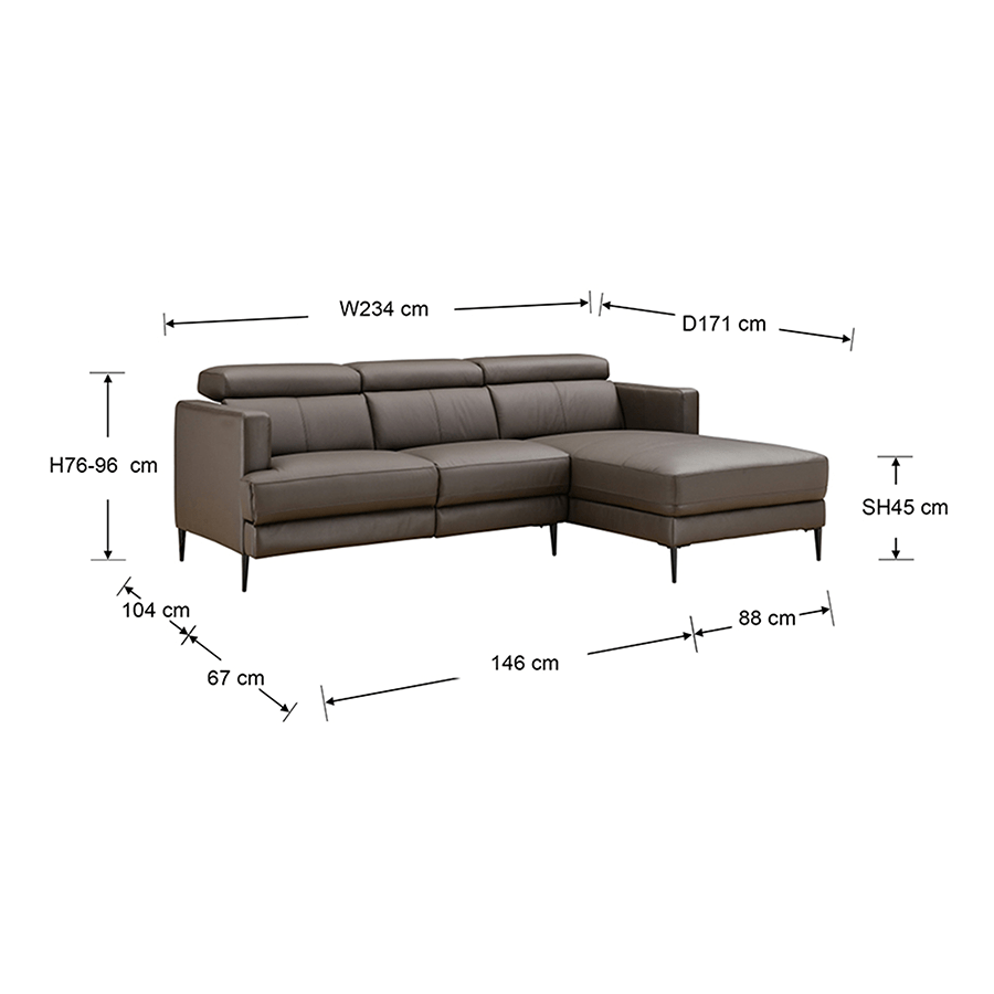 MORE STARK OPTIONS Stark L-shape Modern Sofa Stark L-shape Modern Sofa Mandaue Foam