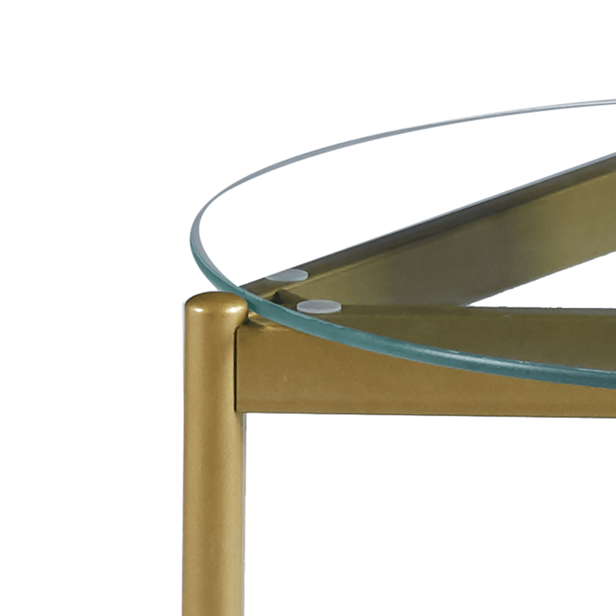 Bexley Glass Top Side Table
