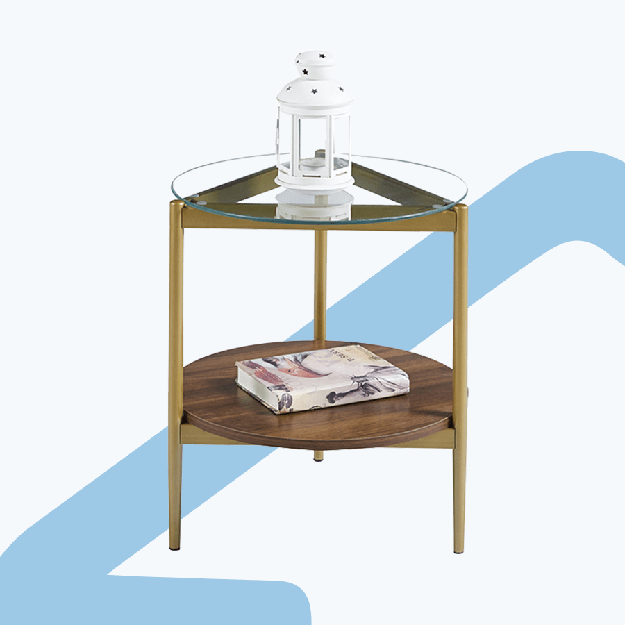 Bexley Glass Top Side Table