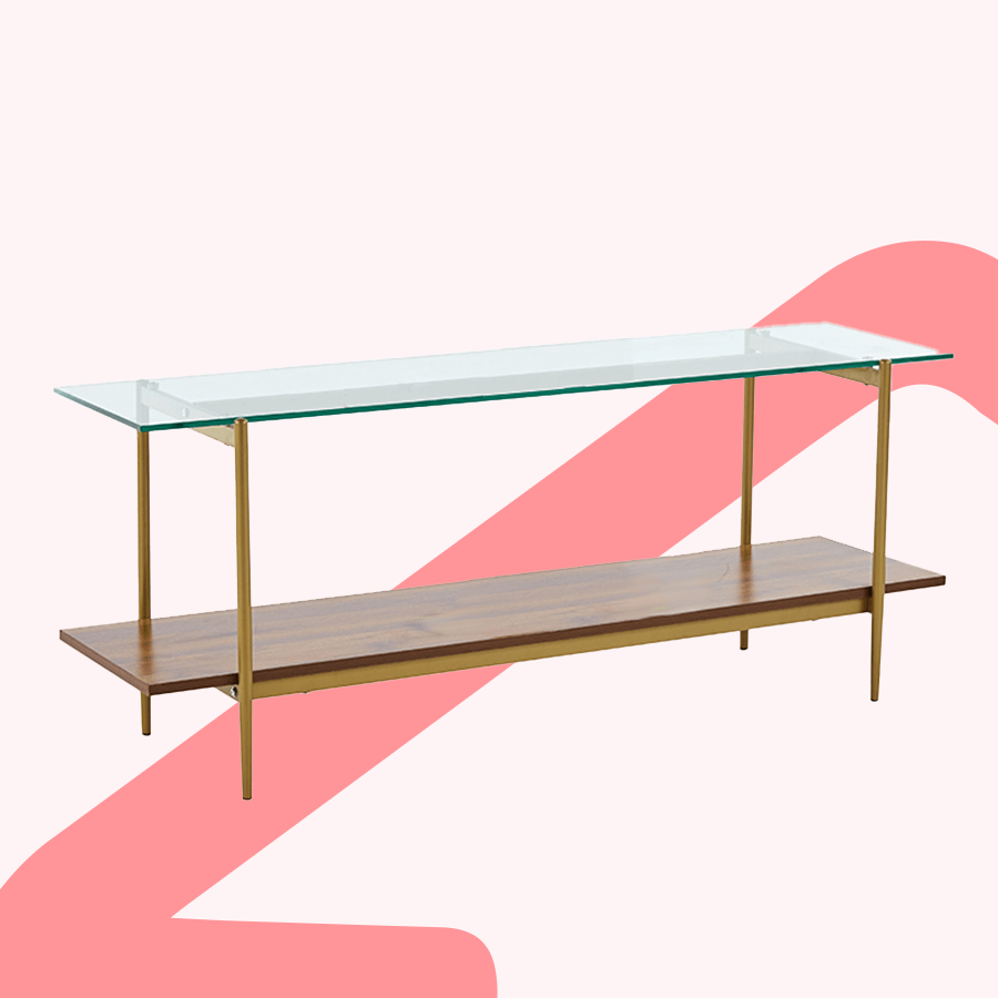 Bexley Glass Top TV Stand