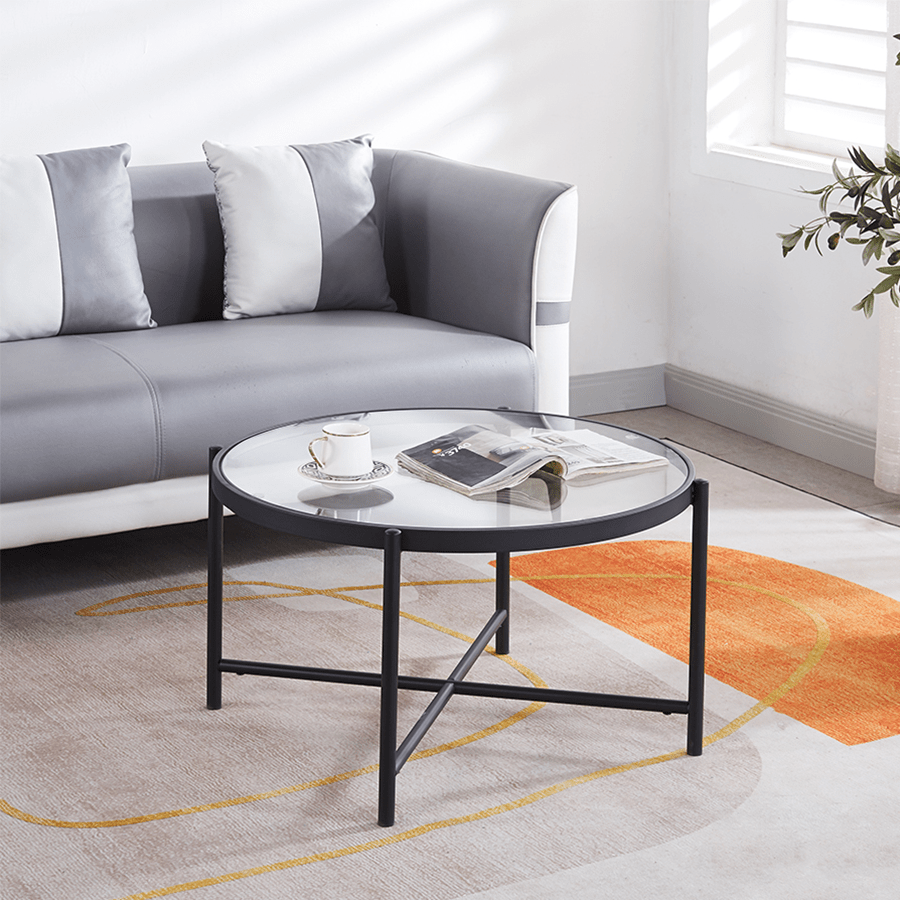 Livia Glass Coffee Table