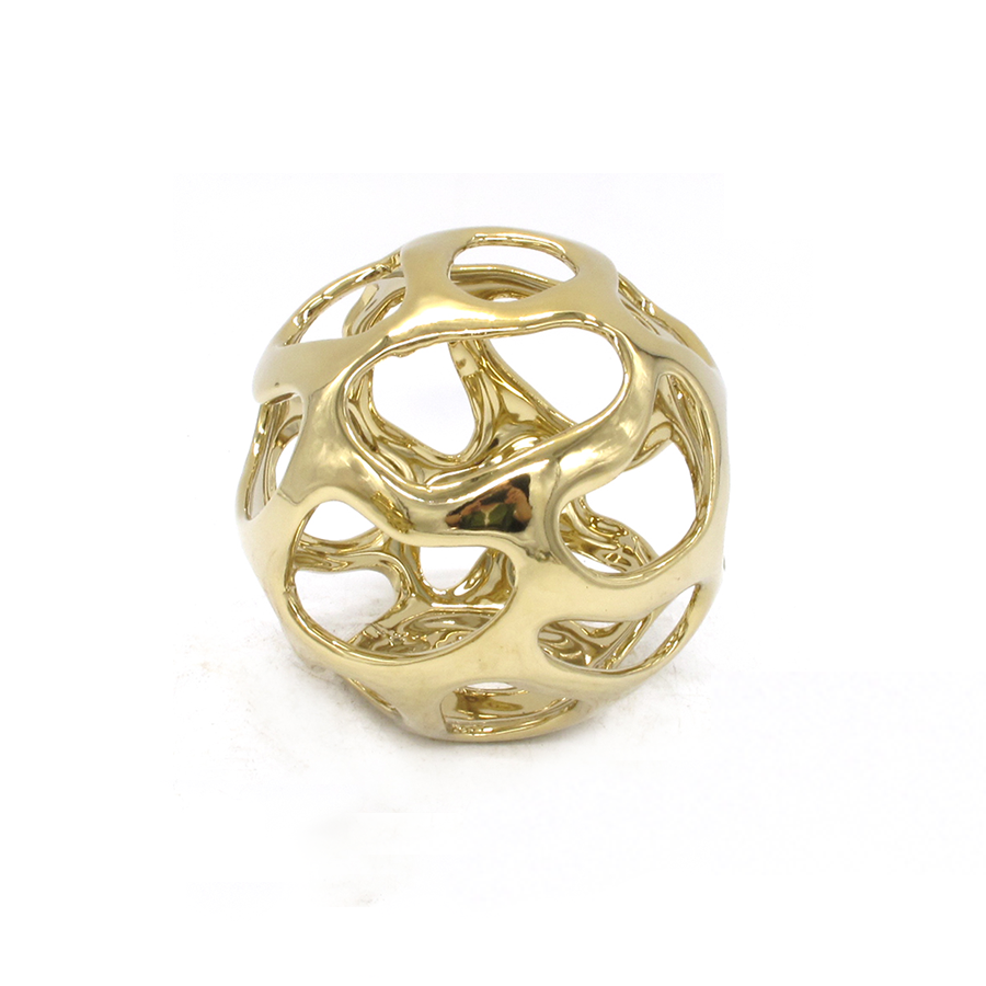 Sphere Gold Figurine