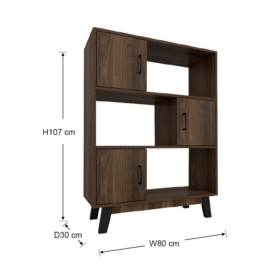 MORE AIDEN OPTIONS Aiden 80 cm Mid Bookcase Aiden 80 cm Mid Bookcase Mandaue Foam