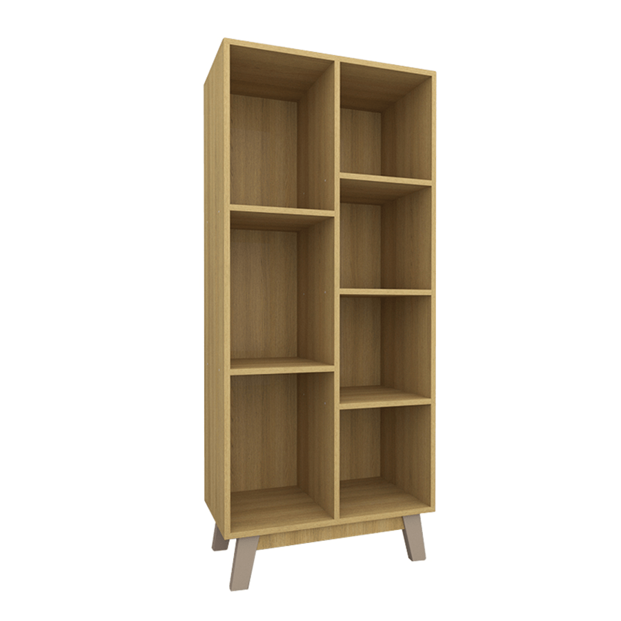 MORE AIDEN OPTIONS Aiden 60 cm High Bookcase Aiden 60 cm High Bookcase Oak Mandaue Foam