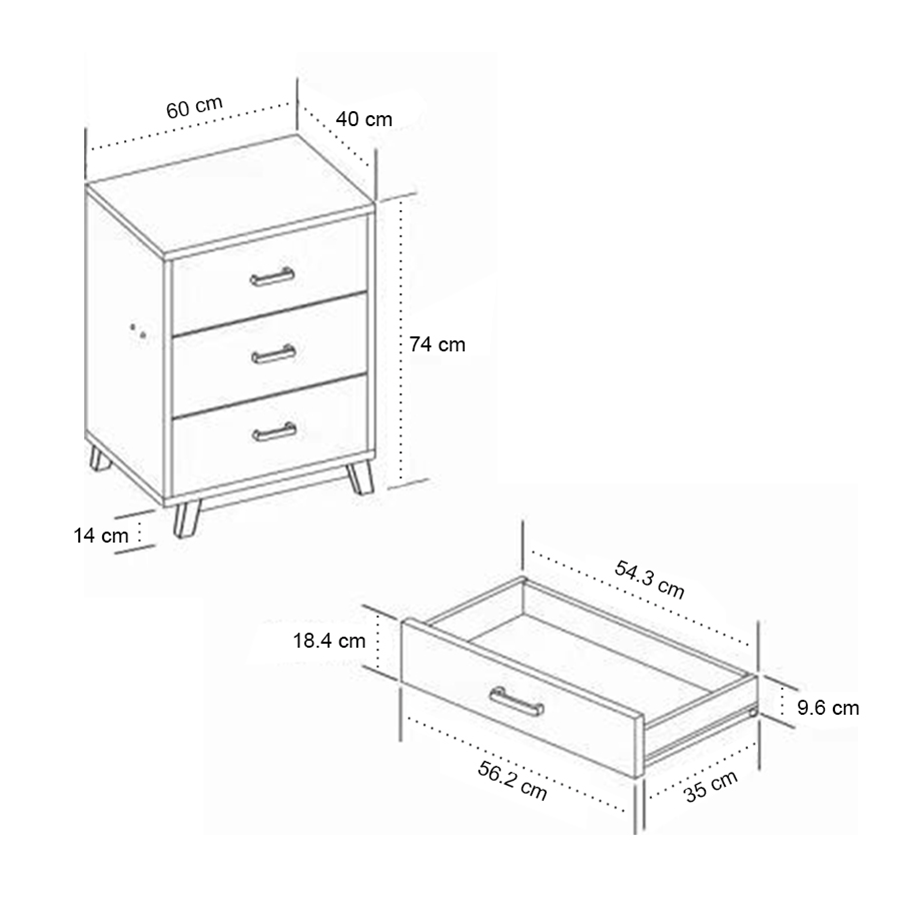 MORE AIDEN OPTIONS Aiden Chest of 3 Drawer Aiden Chest of 3 Drawer Mandaue Foam