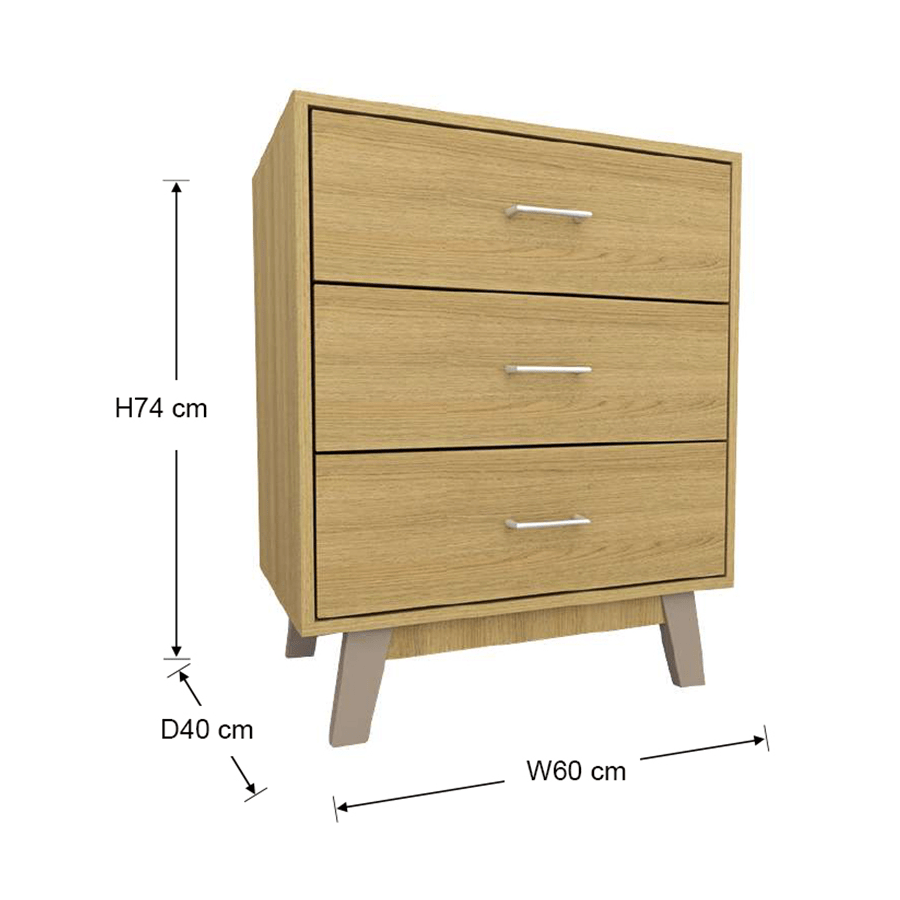 MORE AIDEN OPTIONS Aiden Chest of 3 Drawer Aiden Chest of 3 Drawer Mandaue Foam