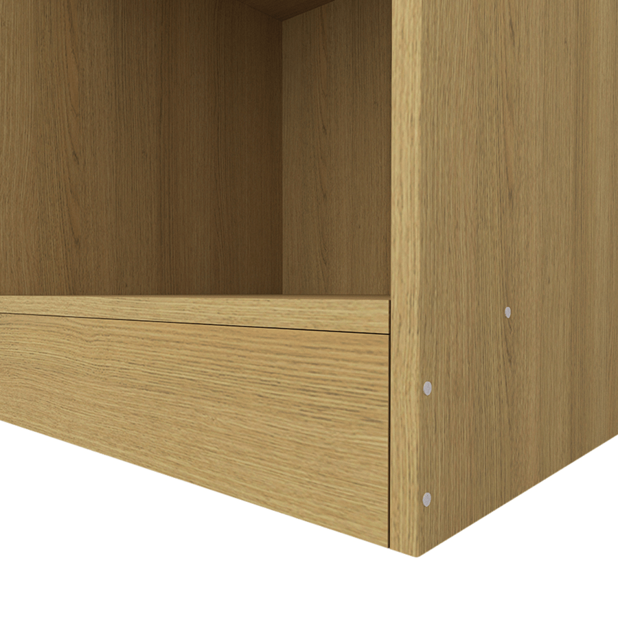 Averie Open Wardrobe with 4 Shelves