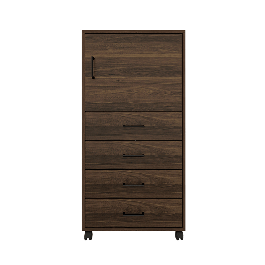 MORE RHYS OPTIONS Rhys Tall 4 Drawer with Door Pedestal Rhys Tall 4 Drawer with Door Pedestal Mandaue Foam