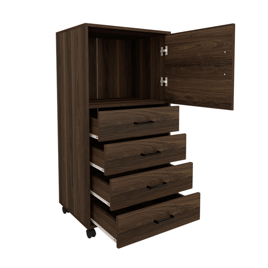 MORE RHYS OPTIONS Rhys Tall 4 Drawer with Door Pedestal Rhys Tall 4 Drawer with Door Pedestal Mandaue Foam