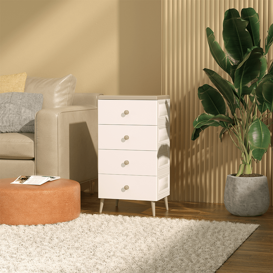 Cristy Plastic 4 Chest Drawer