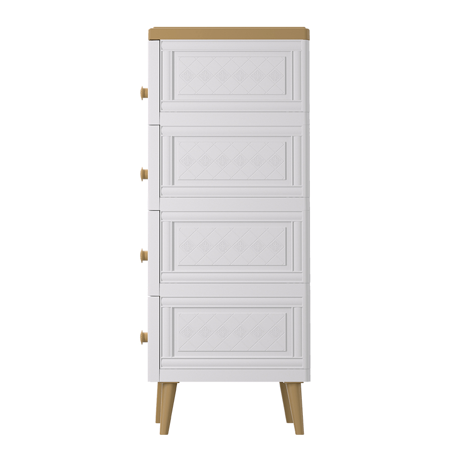 Cristy Plastic 4 Chest Drawer