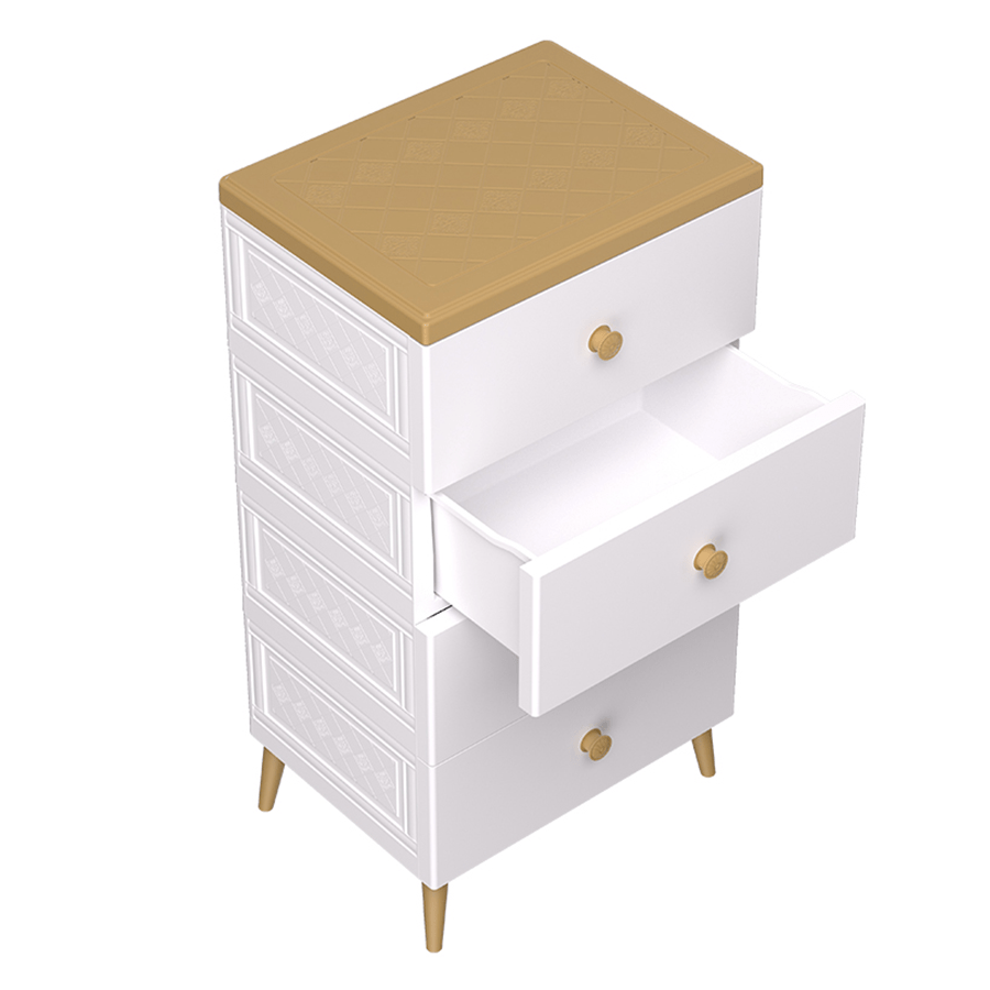 Cristy Plastic 4 Chest Drawer