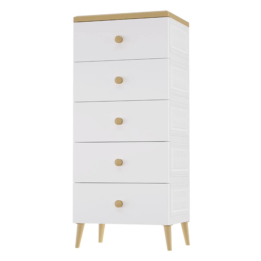 Cristy Plastic 5 Chest Drawer