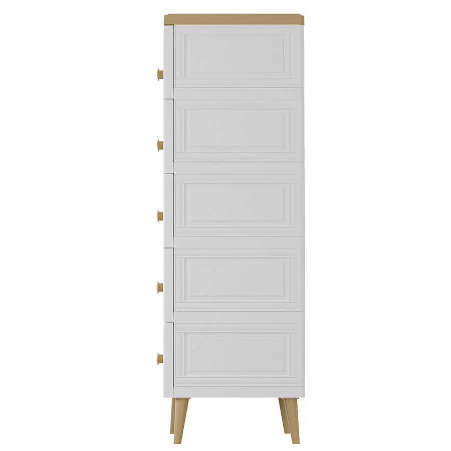 Cristy Plastic 5 Chest Drawer
