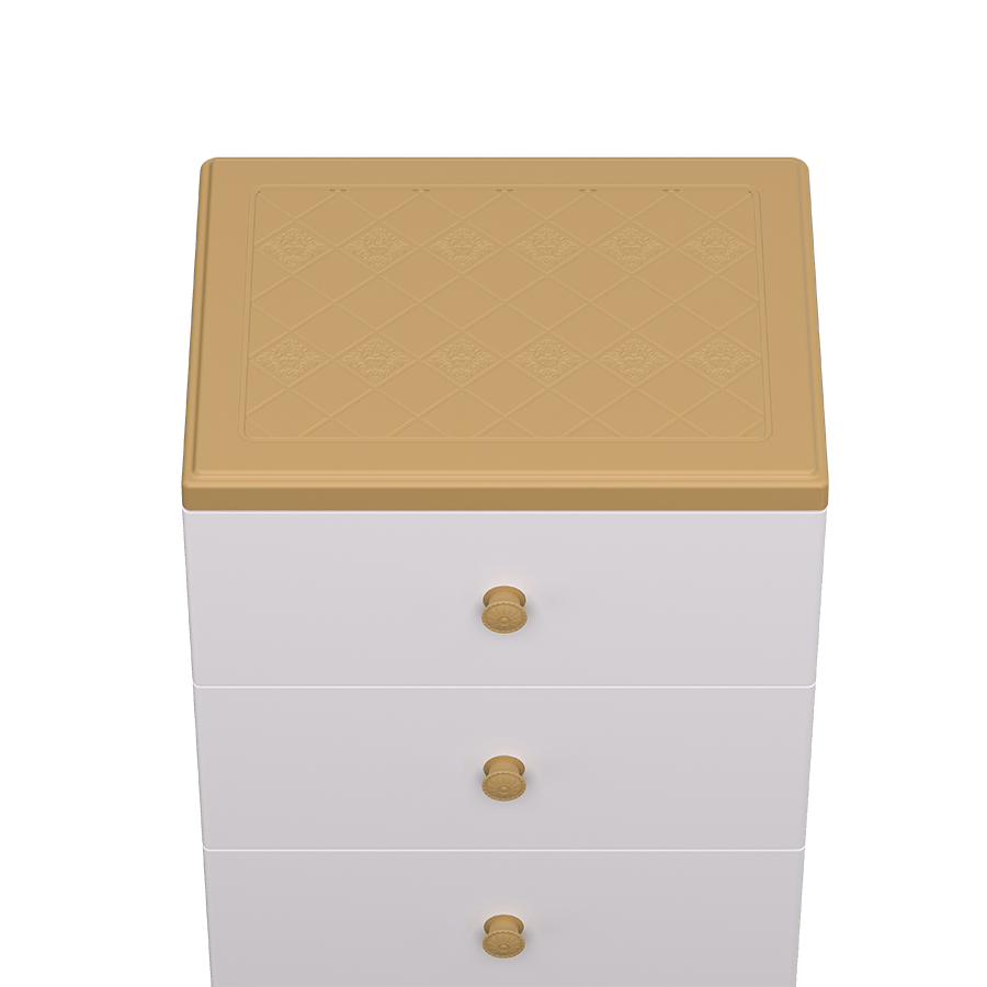 Cristy Plastic 5 Chest Drawer