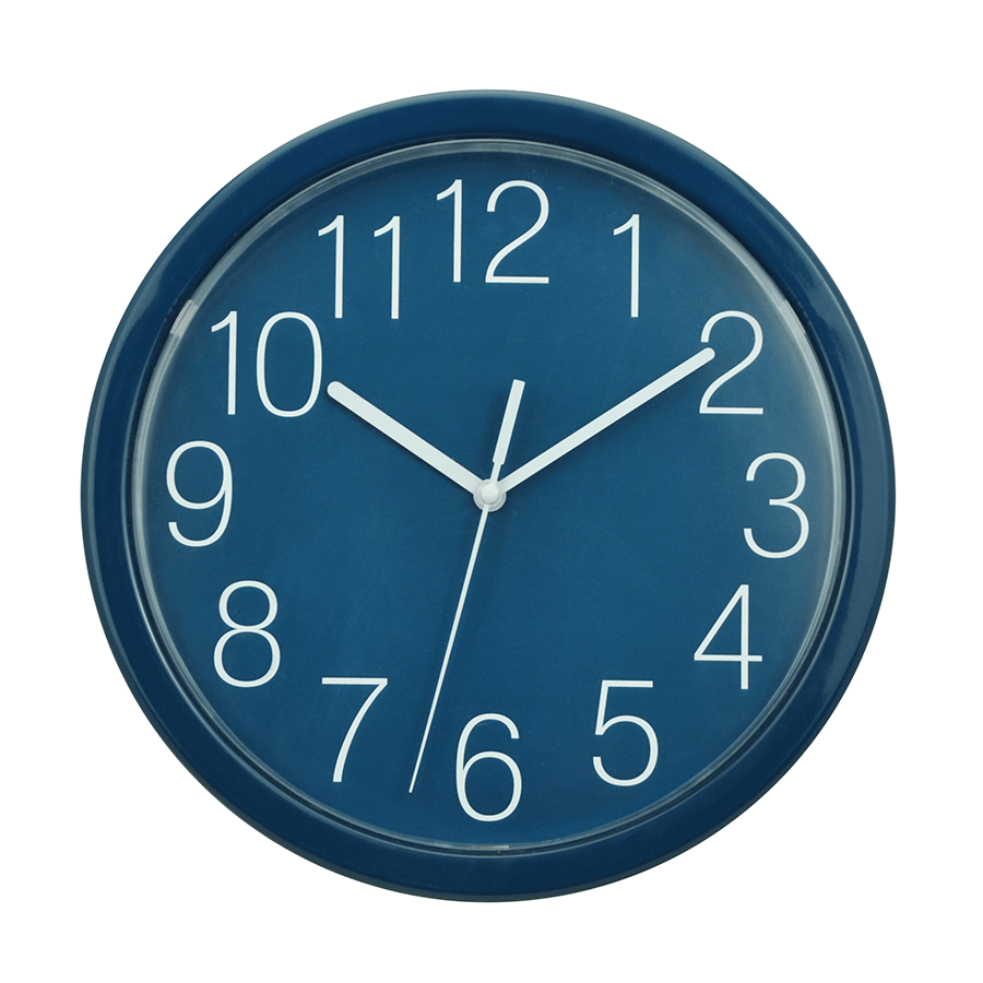 Eirik Cyan Blue Wall Clock Eirik Cyan Blue Wall Clock Mandaue Foam