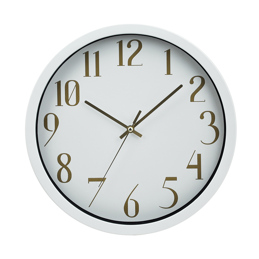 Eilin White Wall Clock Eilin White Wall Clock Mandaue Foam