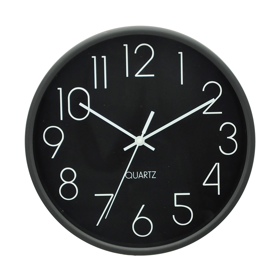 Egon Black Wall Clock