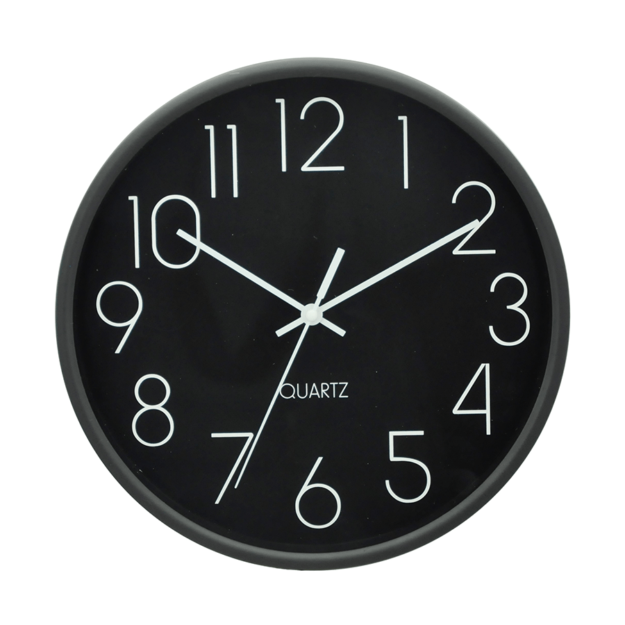 Egon Black Wall Clock Egon Black Wall Clock Mandaue Foam