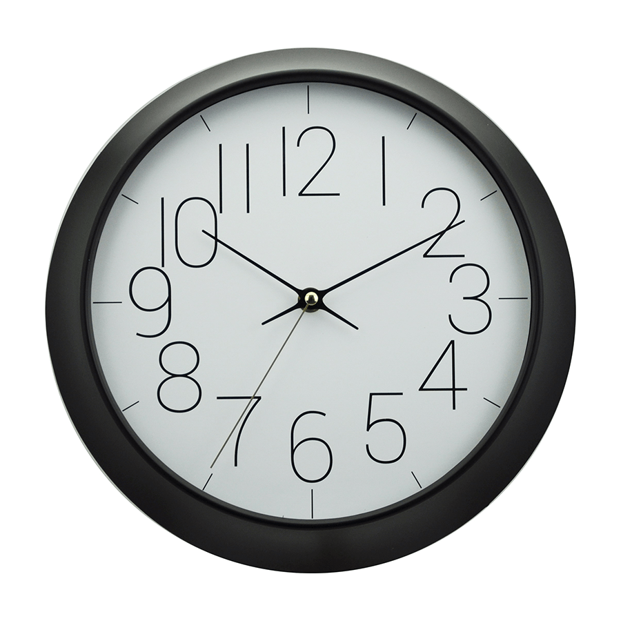 Esten Black Wall Clock Esten Black Wall Clock Mandaue Foam