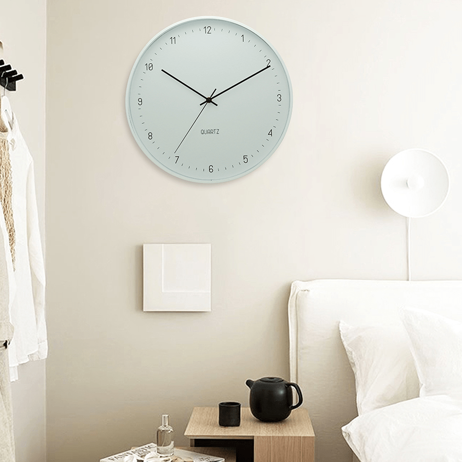 Edrik White Wall Clock