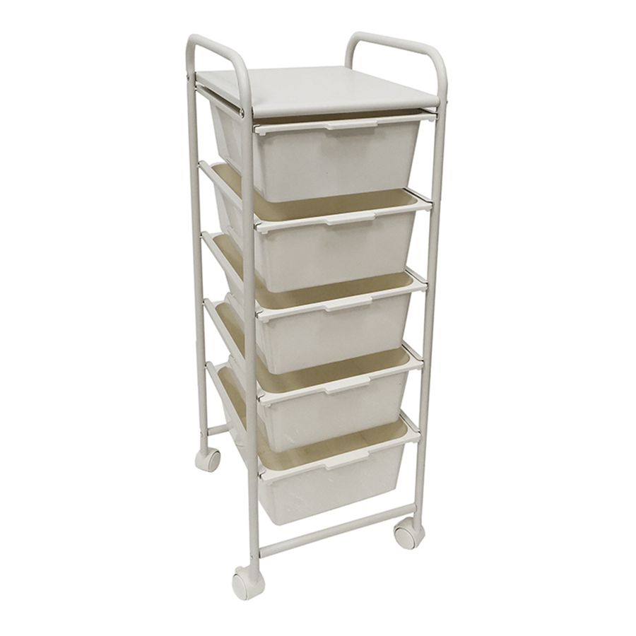 Tyrell Single with 5 Drawer Trolley