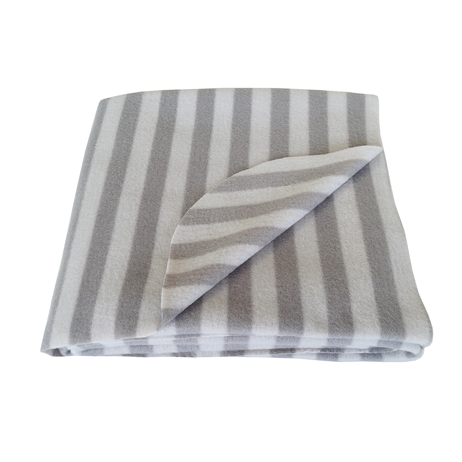 Liam Striped Fleece Blanket