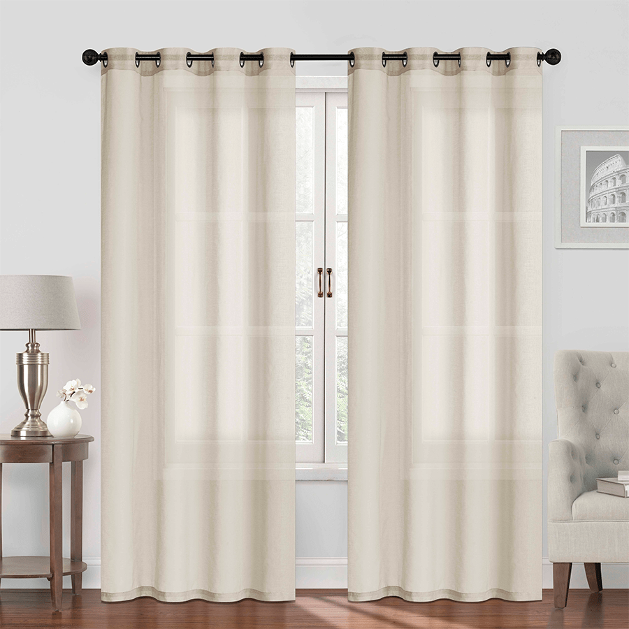 Berite Set of 2 Curtains Berite Set of 2 Curtains Khaki Mandaue Foam