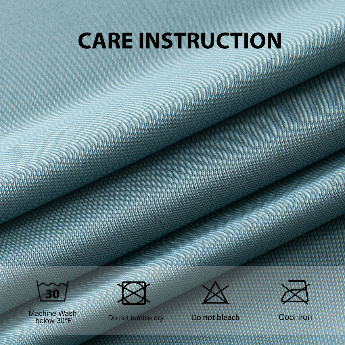 Birgit Plain & Print Set of 4 Curtains