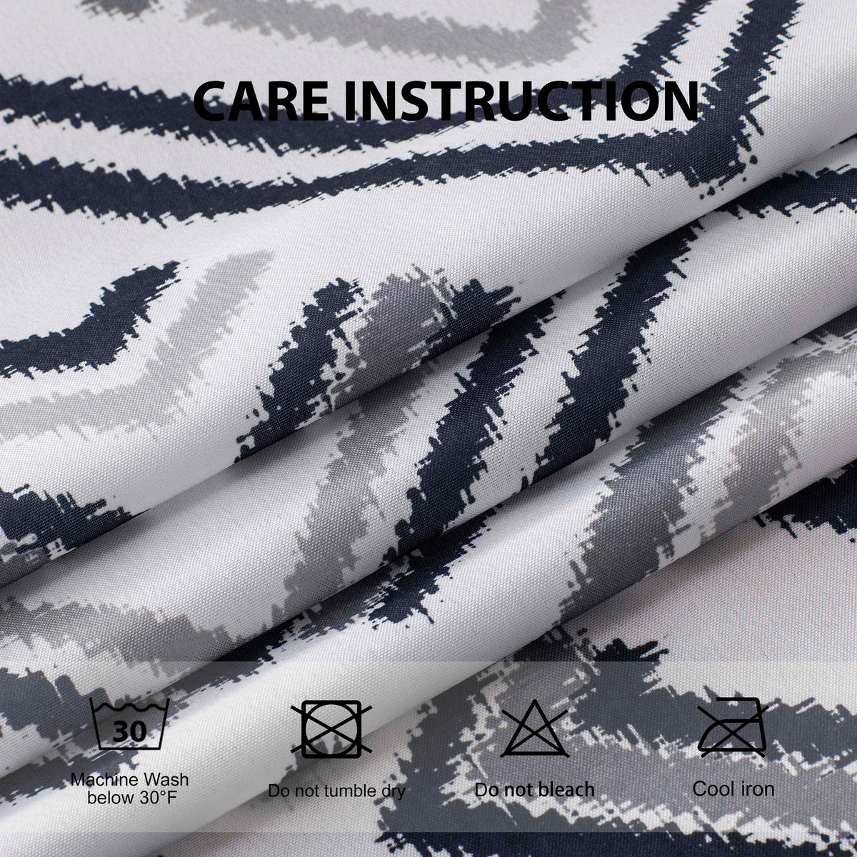 Bertram Plain & Print Set of 5 Curtains