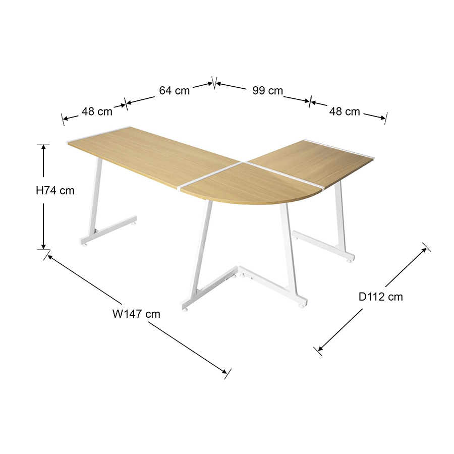 Marlowe L-shape Desk Marlowe L-shape Desk Mandaue Foam