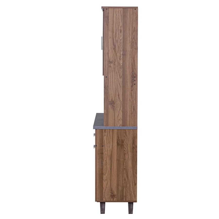#color_Walnut + Grey Marble