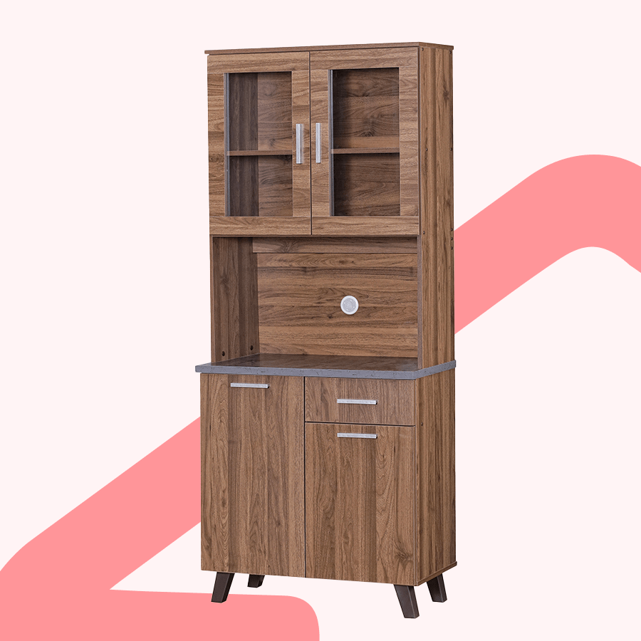 #color_Walnut + Grey Marble
