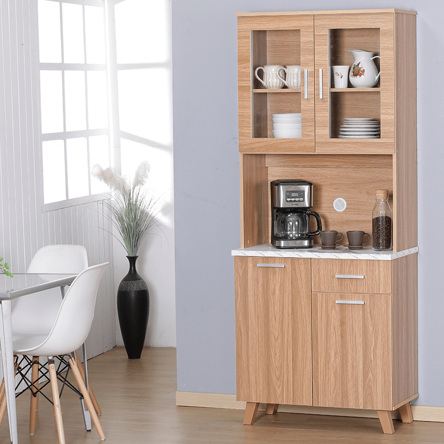#color_Oak + White Marble