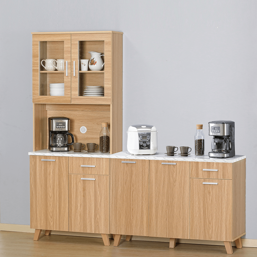 #color_Oak + White Marble