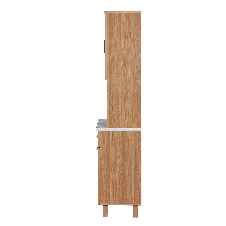 #color_Oak + White Marble