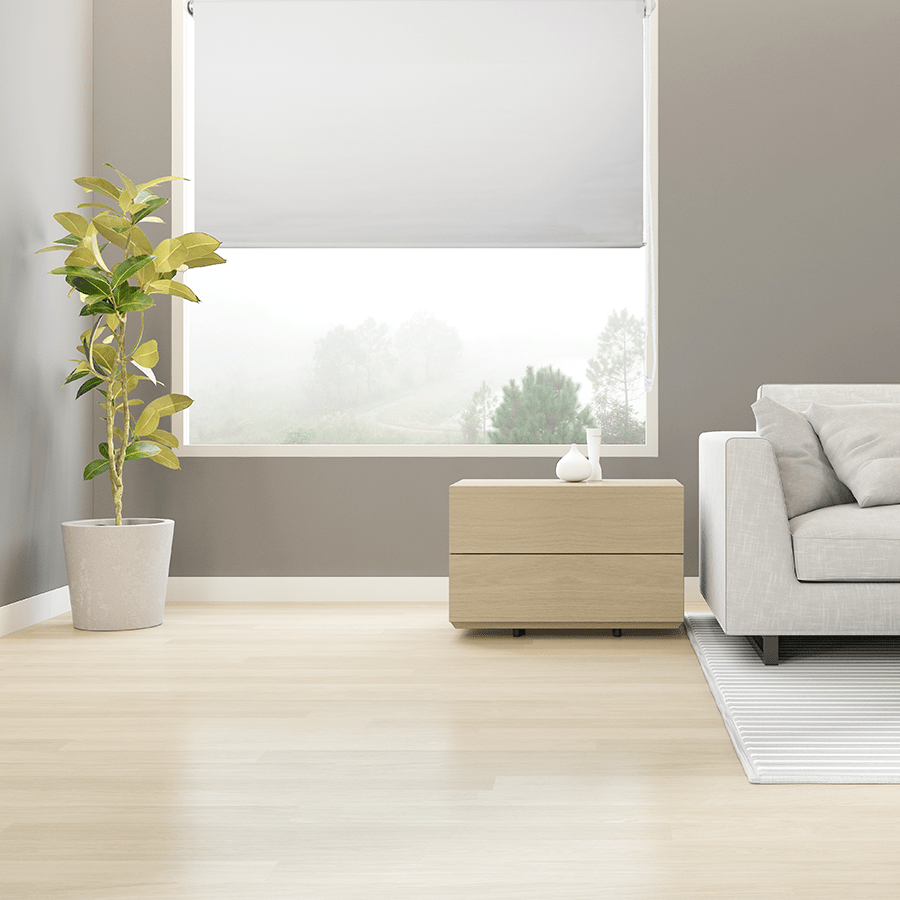 Light Gray Blackout Roller Shades