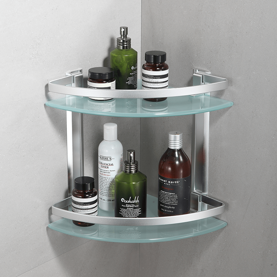 Corner Glass Bathroom Shelves Corner Glass Bathroom Shelves Mandaue Foam