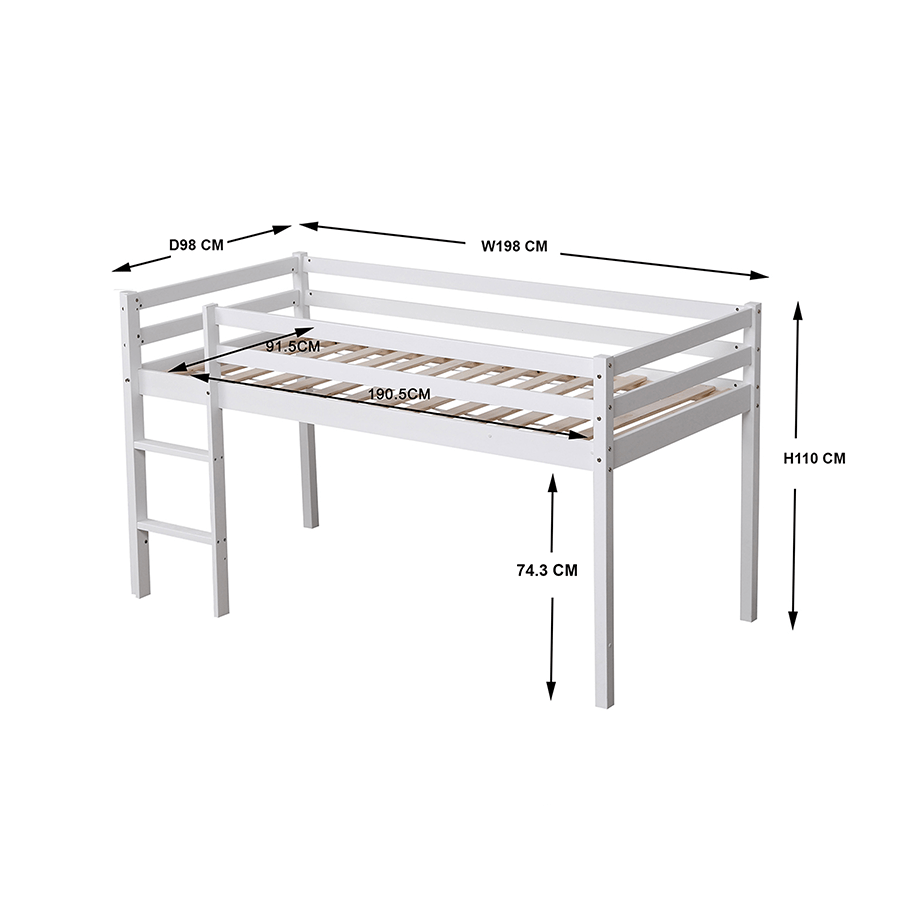 Laverne Mid Sleeper Bed