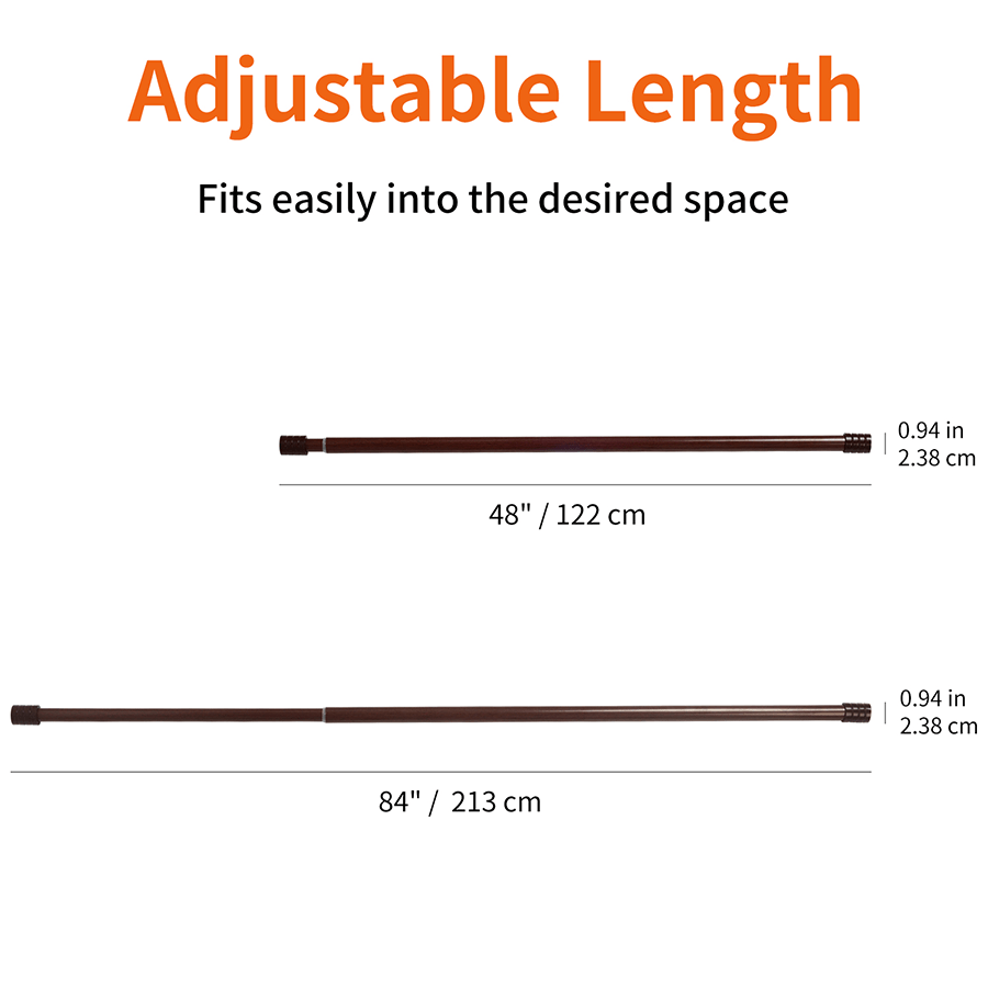 MORE BASIC CURTAIN ROD OPTIONS Basic Adjustable Wood Curtain Rod Basic Adjustable Wood Curtain Rod Mandaue Foam
