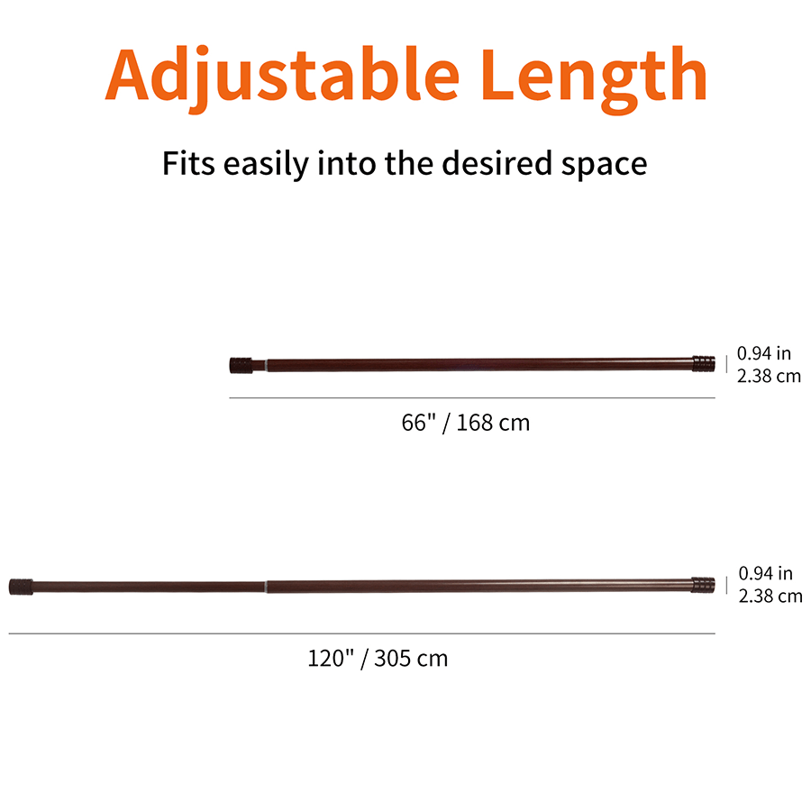 MORE BASIC CURTAIN ROD OPTIONS Basic Adjustable Wood Curtain Rod Basic Adjustable Wood Curtain Rod Mandaue Foam