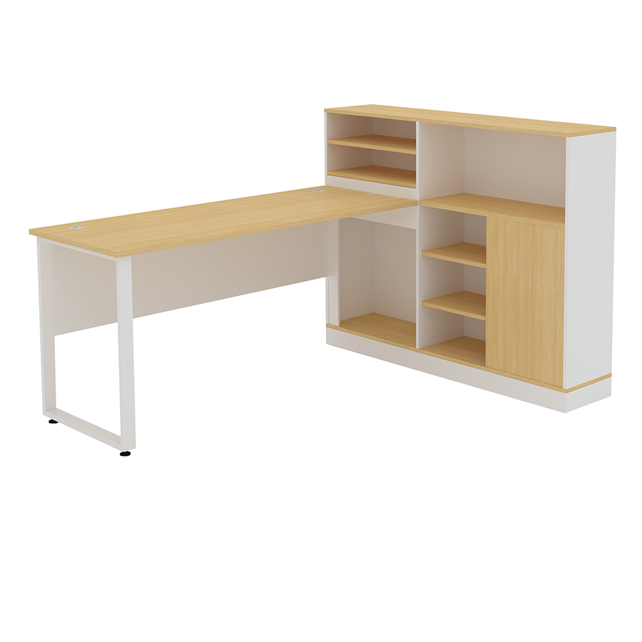 Rollins 1S Desk with Storage Cabinet