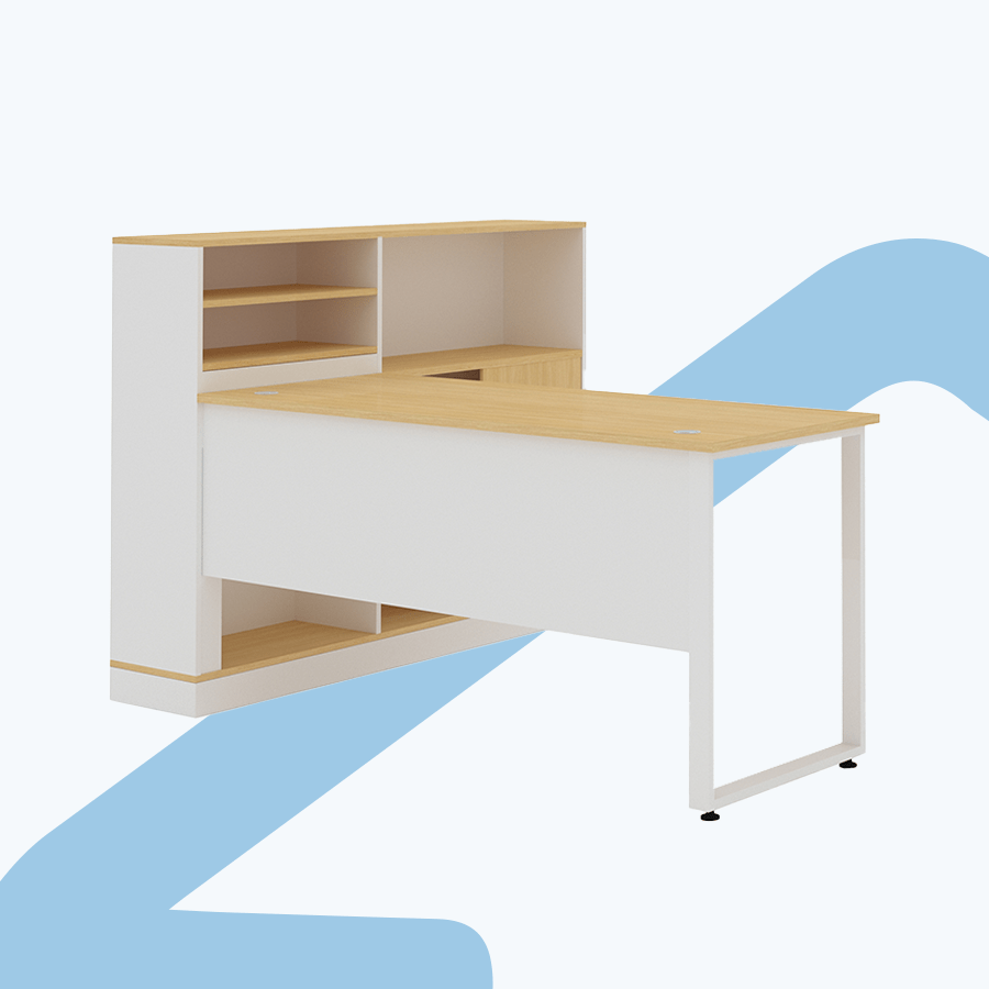 Rollins 1S Desk with Storage Cabinet