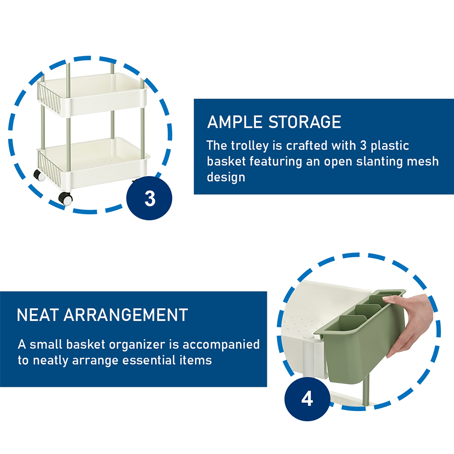 Andres Trolley with Holder Andres Trolley with Holder Mandaue Foam