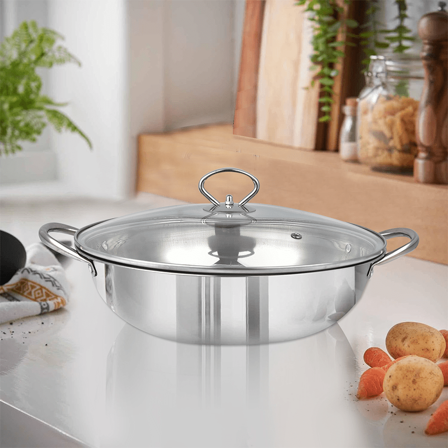 Stainless Steel Flat Bottom Wok Stainless Steel Flat Bottom Wok Mandaue Foam